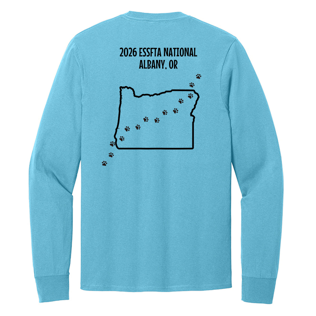 Aquatic Blue - PC54LS - BACK