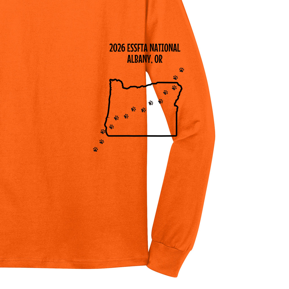 Safety Orange - PC54LS - BACK