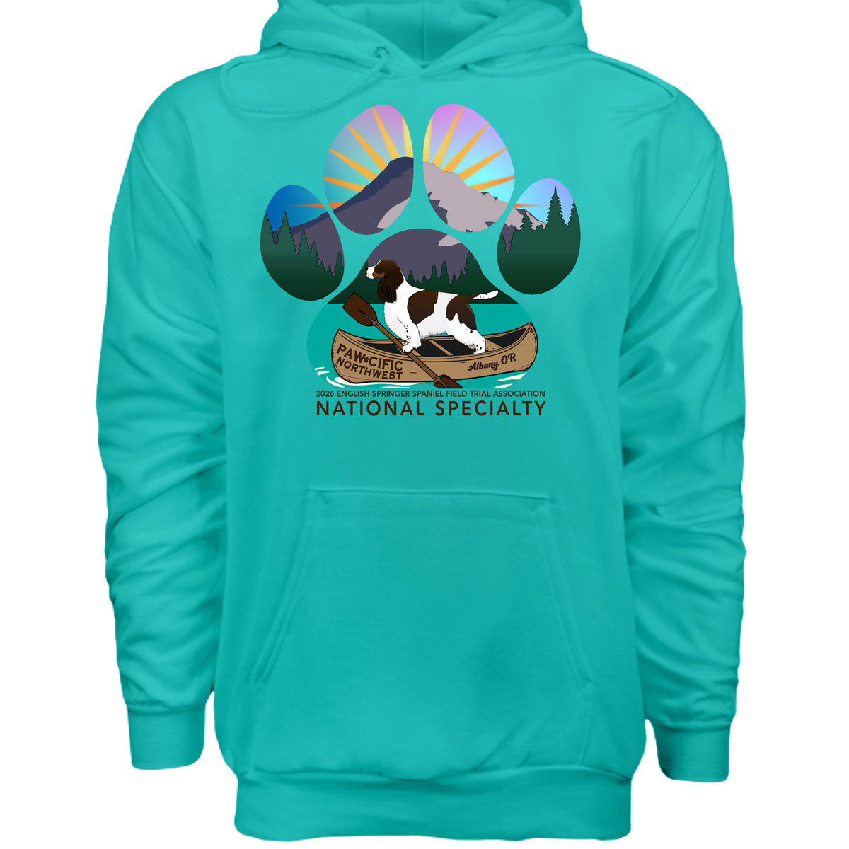 Athletic Teal - P170 - FRONT