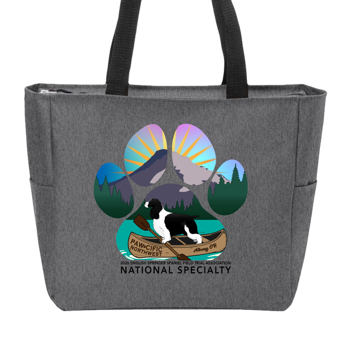 Heather Grey - BG410 - FRONT