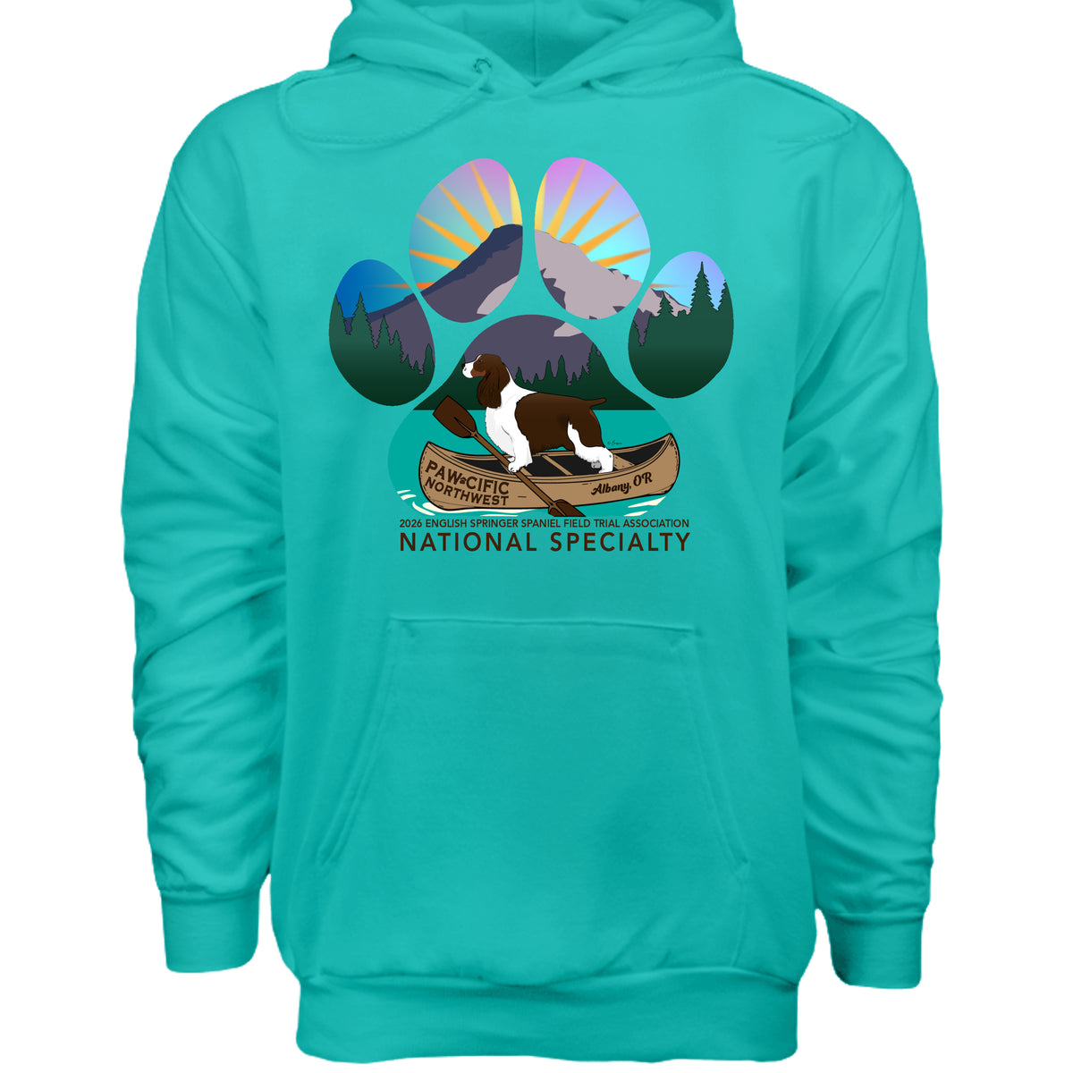 Athletic Teal - P170 - FRONT