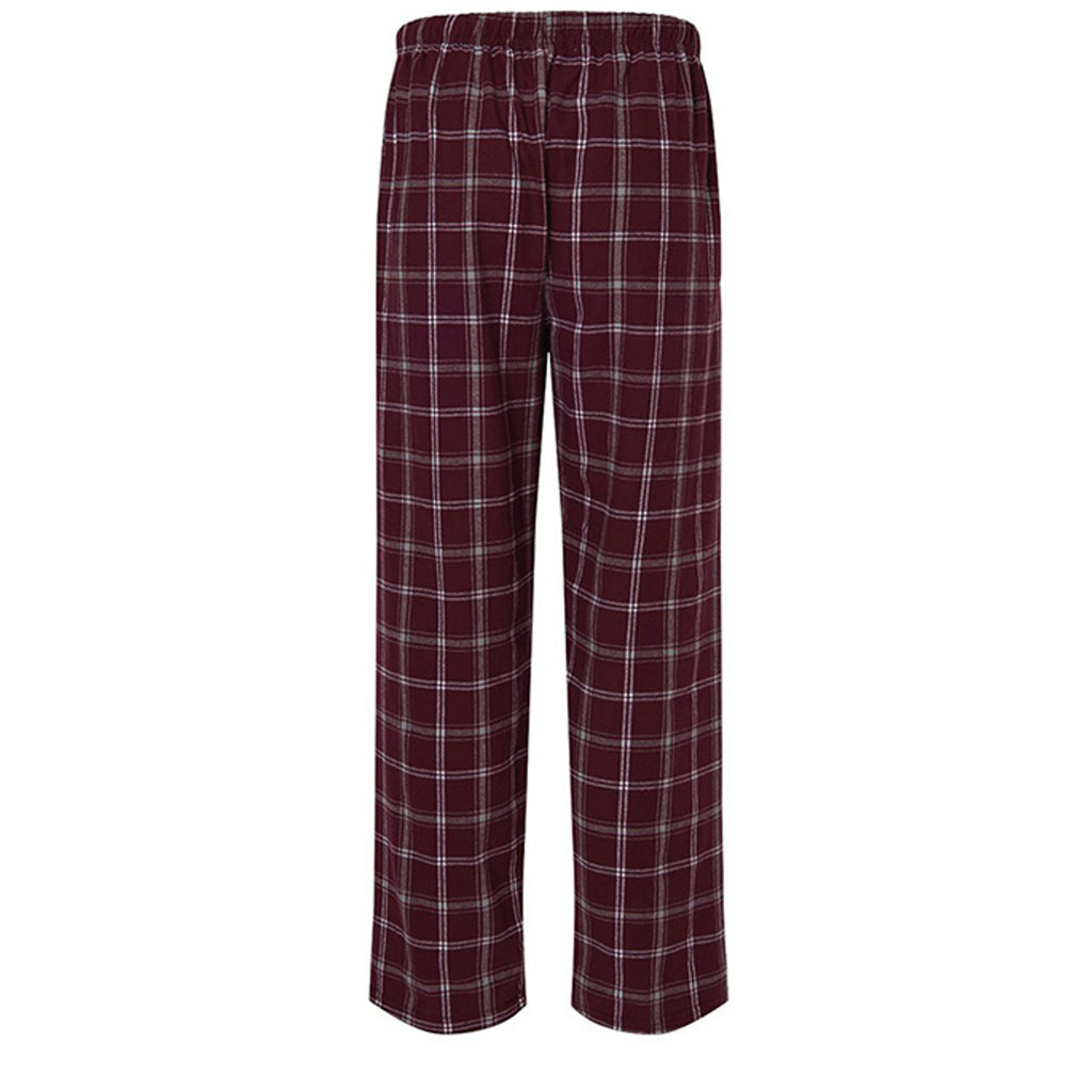 Varsity Maroon Oxford Plaid - BM6624 - BACK