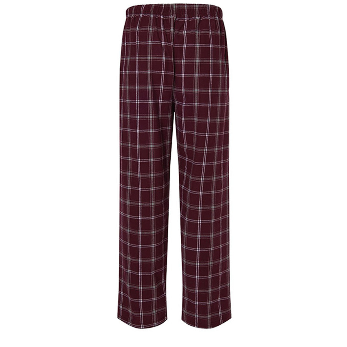 Varsity Maroon Oxford Plaid - BM6624 - BACK