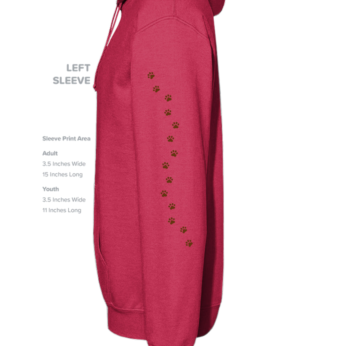 Heather Red - P170 - SLEEVE_LEFT