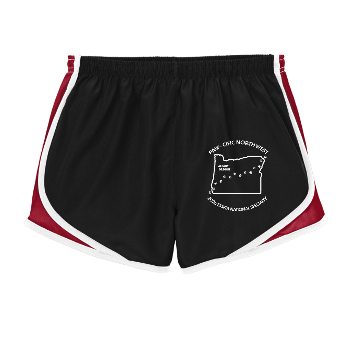 Blk/Tr Red/Wht - LST304 - FRONT