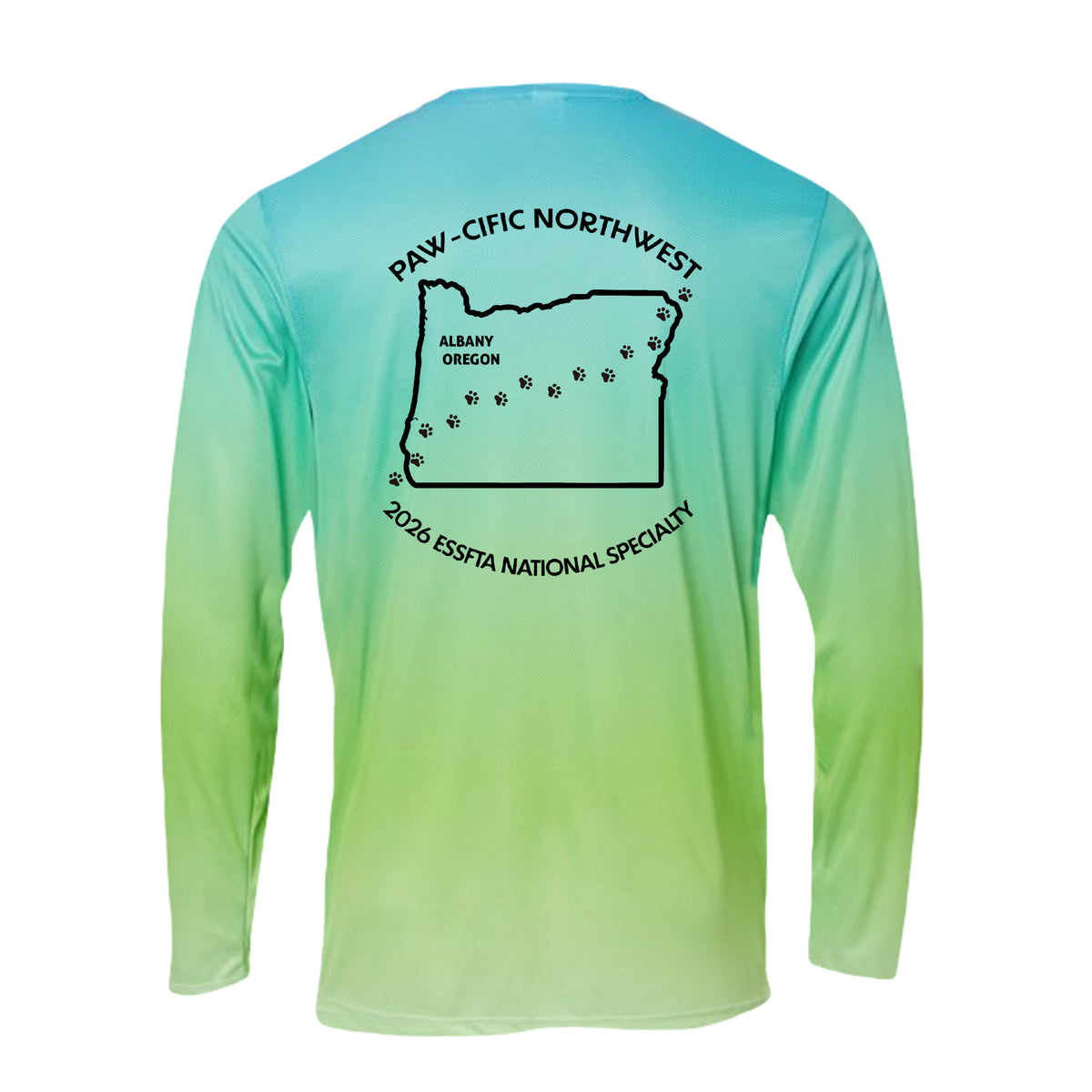 Aqua Blue/ Light Lime - 225 - BACK